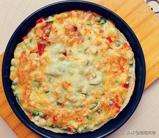 在家里做好吃又简单的披萨,香酥松软家庭版披萨简单易做