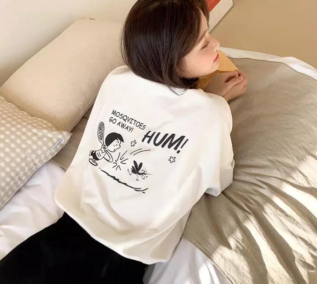 夏季情侣t恤新款纯色,男女情侣短袖恤春夏宽松百搭上衣