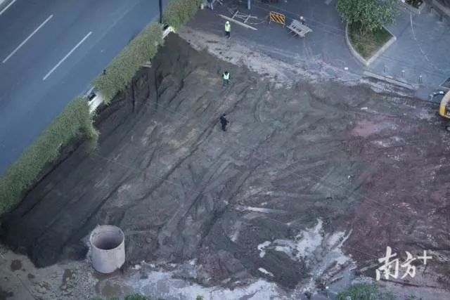 广州地陷事故视频,广州黄埔地陷最新事件