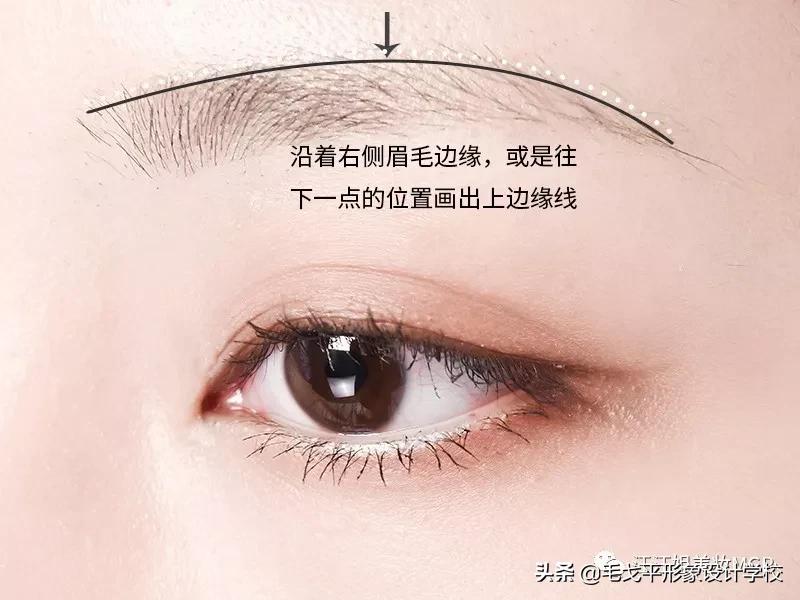 眉毛正确画法一招轻松解决高低眉,严重高低眉怎么设计好对称的眉毛