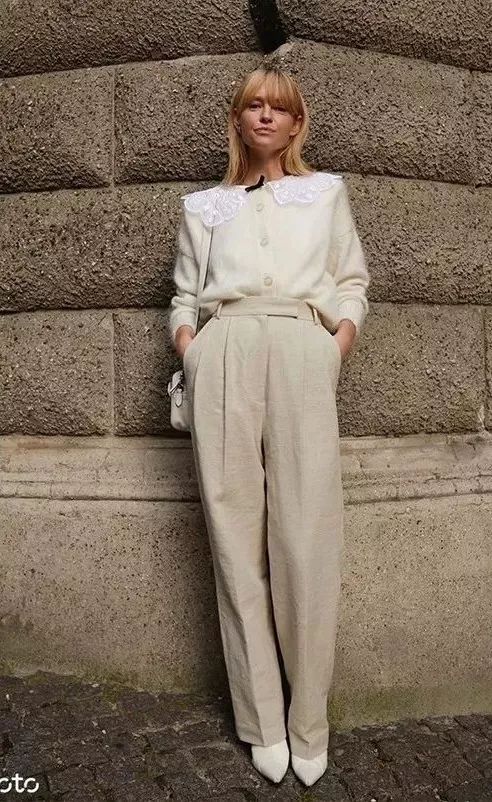 倪妮黑色高领毛衣,倪妮穿啥都好看