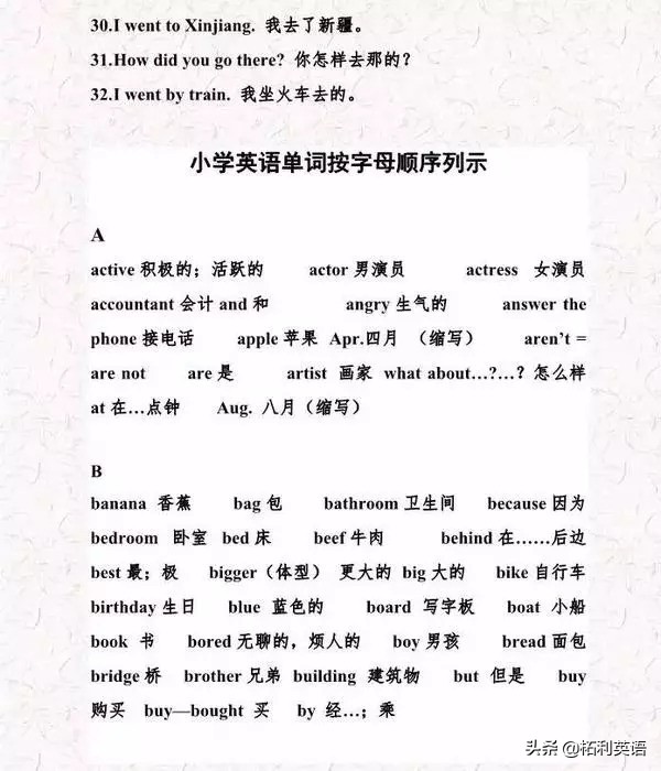 老师推荐小升初英语阅读必考题,老师小升初复习资料推荐