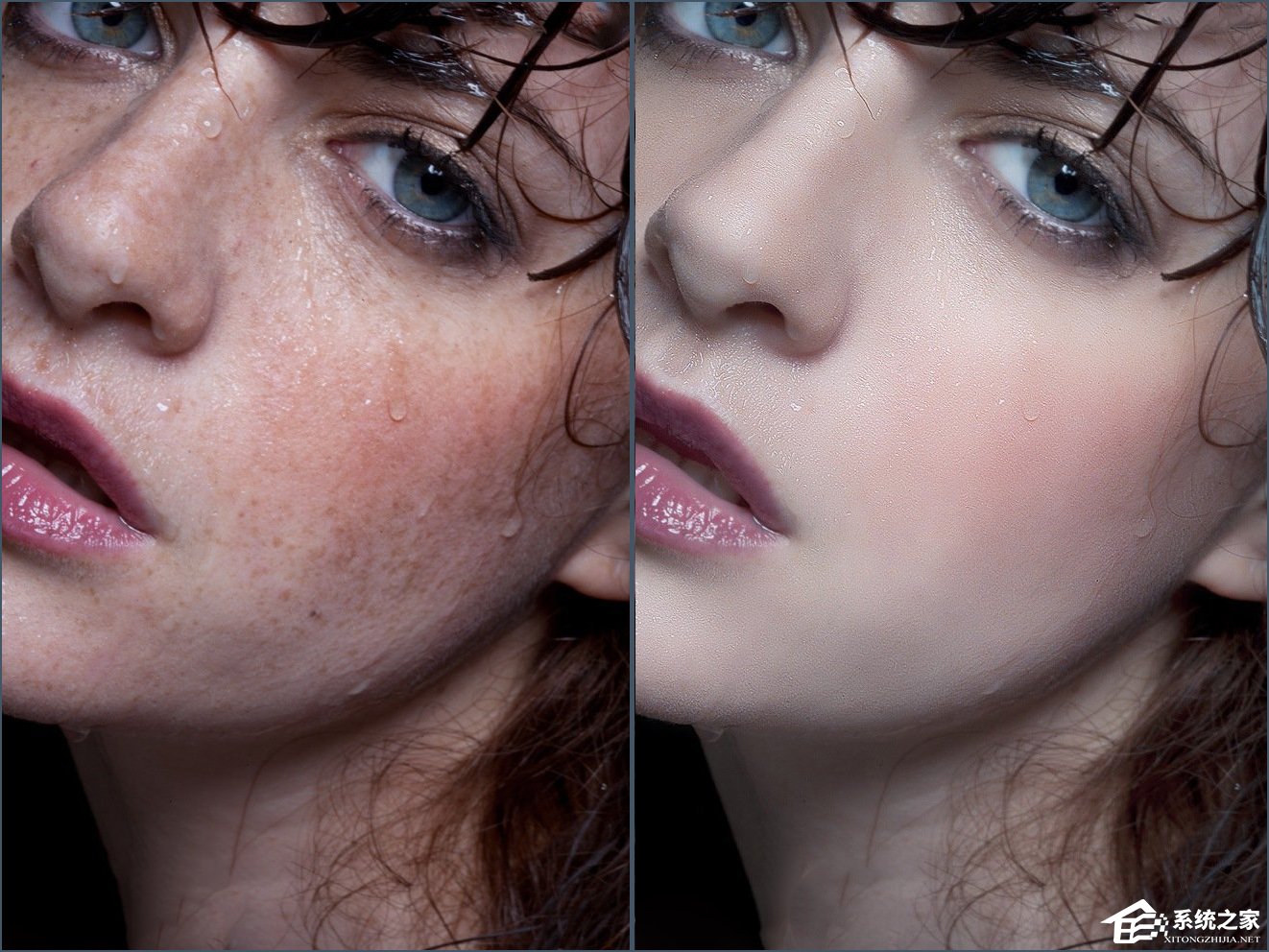 photoshop人像修图美白,photoshop人像祛痘