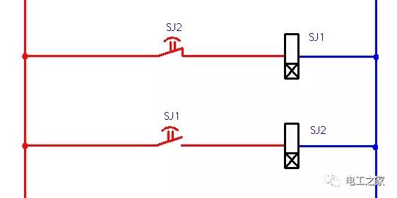 接触器点动正反转控制电路图,交流接触器控制不间断电路