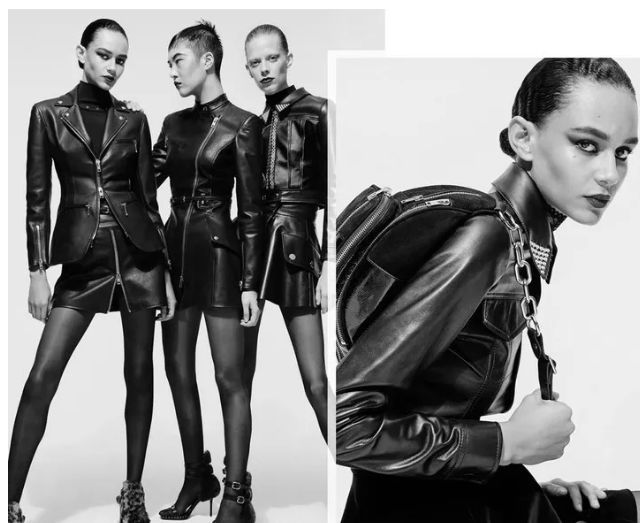 没想到皮夹克还有减龄的作用！“人间芭比”lisa和超模都在穿