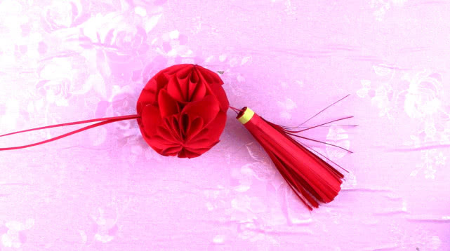 折纸教程灯笼的折法,折纸花灯笼的折法手工