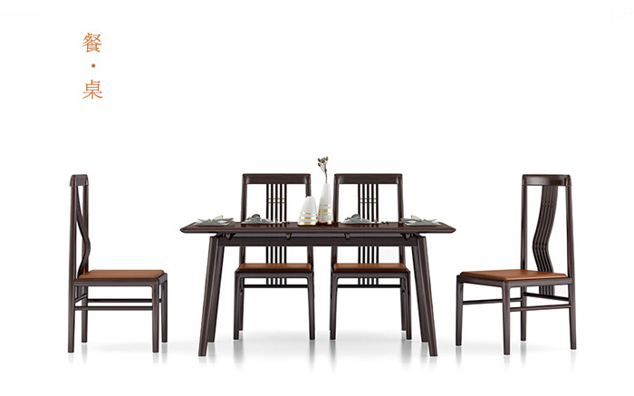 中式简约实木家具效果图,新中式实木家具设计效果