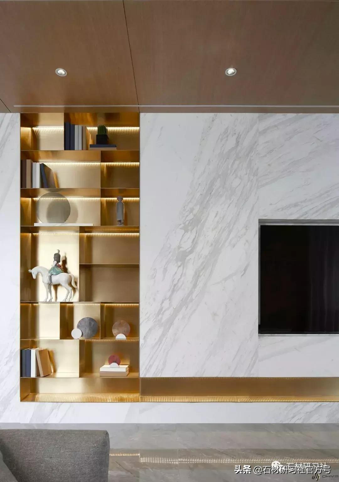 大理石现代极致设计,现代简约天然大理石款式推荐