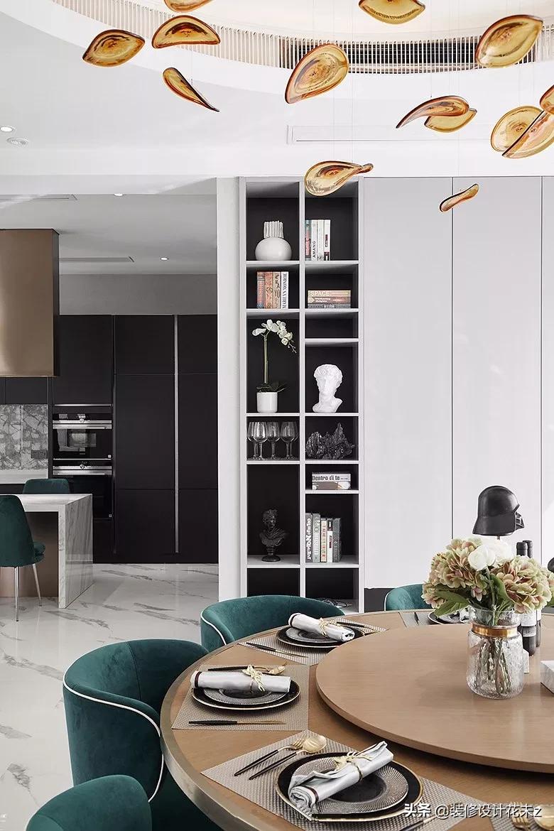 小户型餐柜酒柜设计,餐边柜酒柜一体设计轻奢