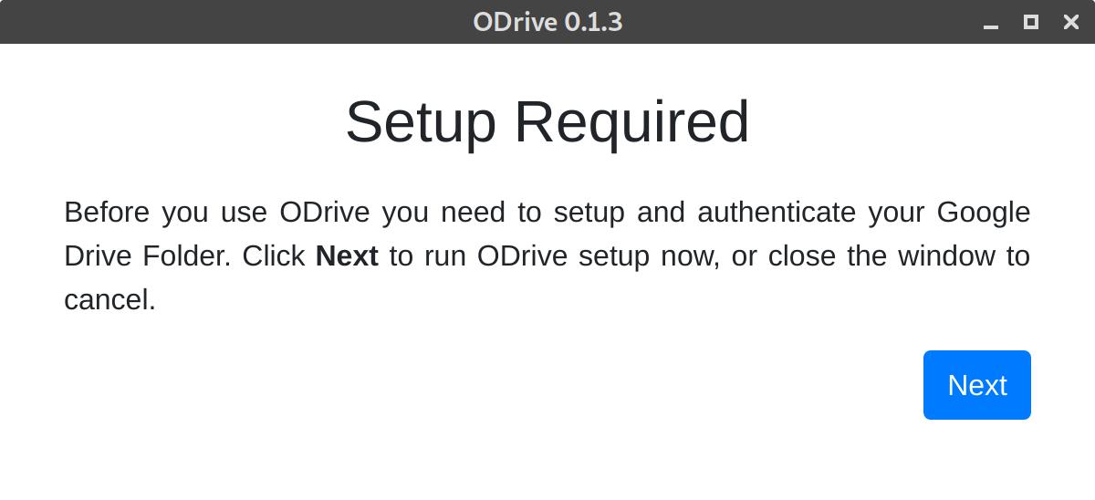 ODrive：Linux中的Google云端硬盘图形客户端