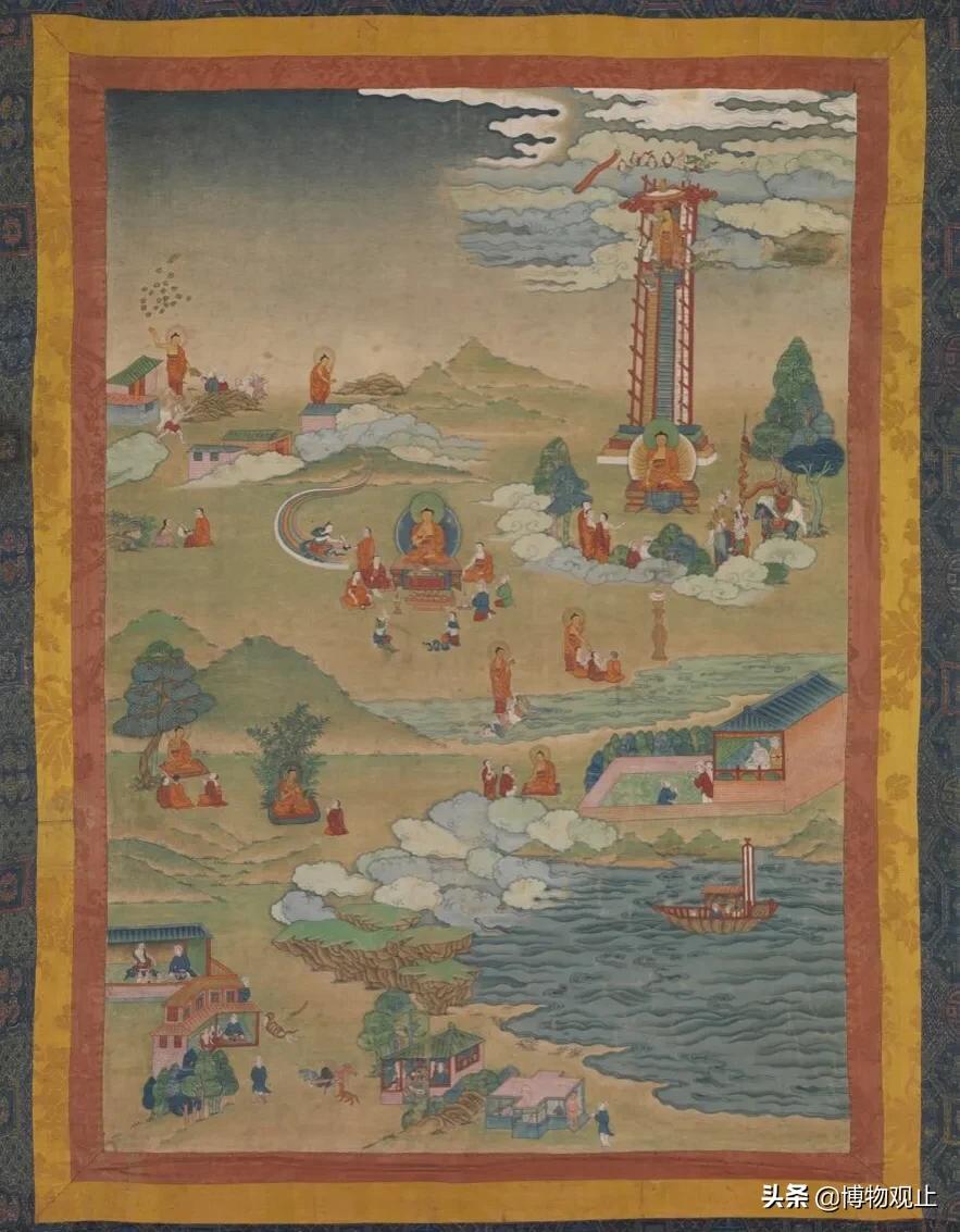 铜质藏传法器五股金刚,藏传佛教法宝图