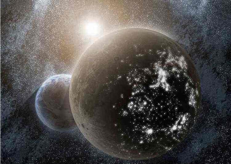 月球始终一面朝向地球的动图,月球始终一面朝向地球吗