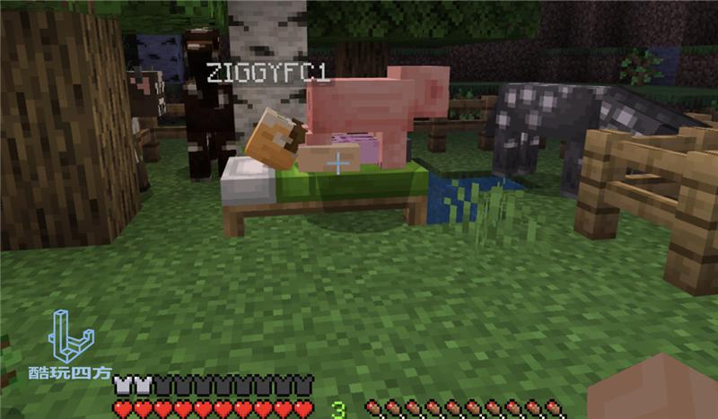 我的世界红色湖泊,我的世界不小心发现心形湖泊