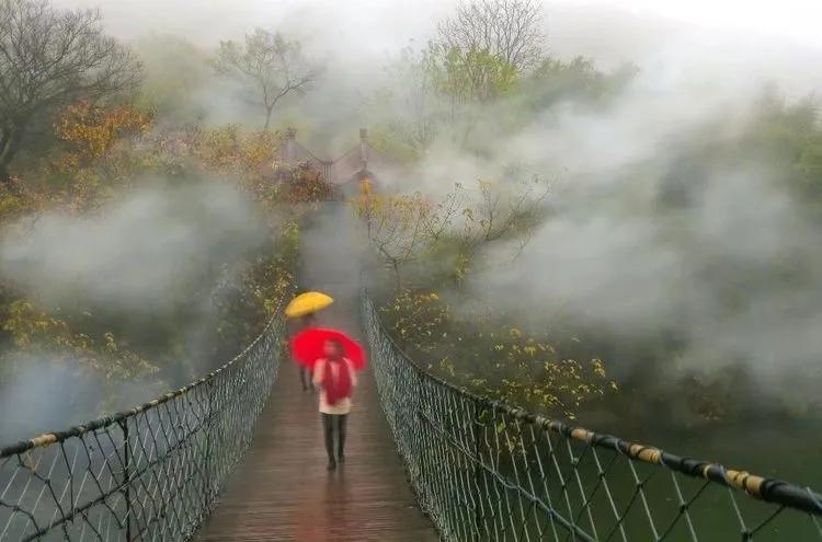盱眙铁山寺:飘渺林雾入画境