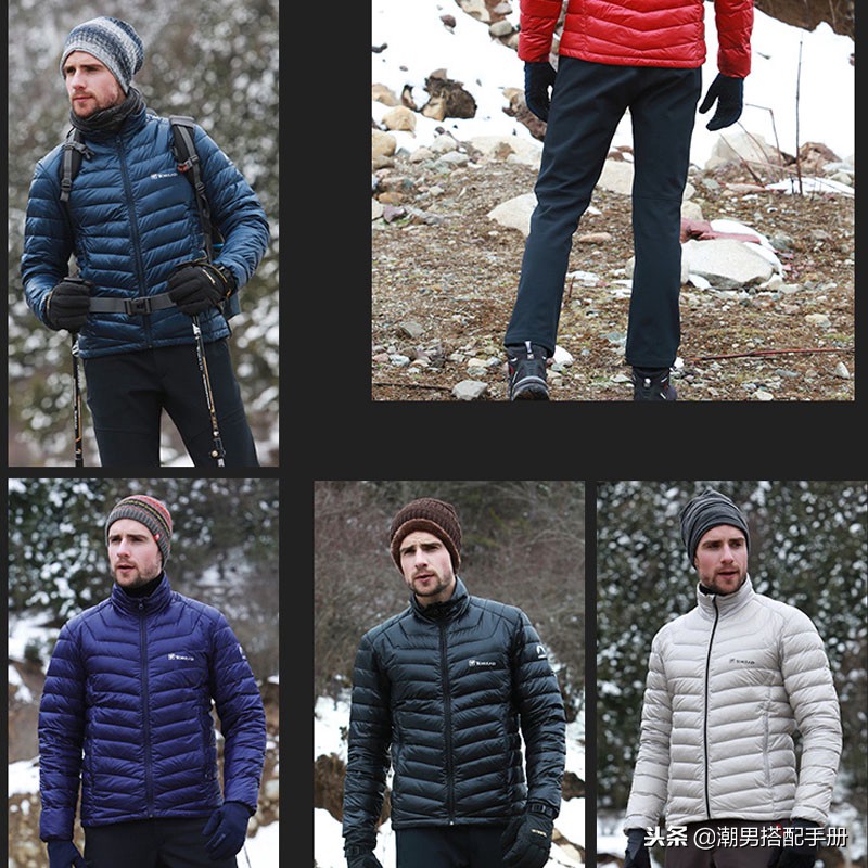 男士羽绒服100两件,30-40男士羽绒服套装