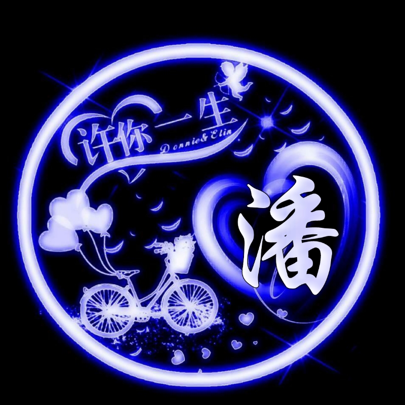 挚爱一生的姓氏头像,任字姓氏专属头像荧光