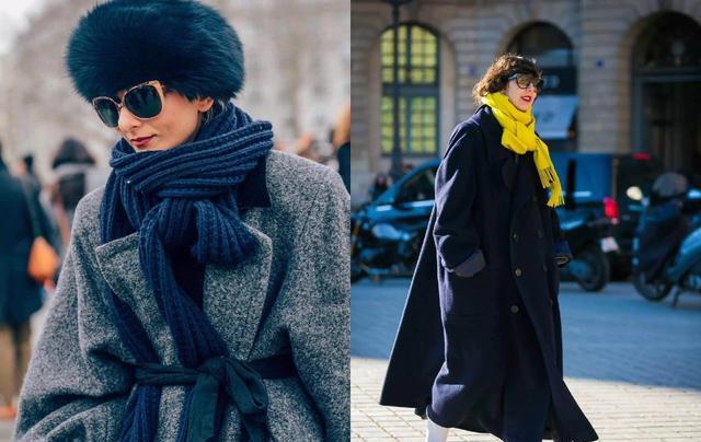 冬季男士的围巾最常用的系法,冬季保暖围巾