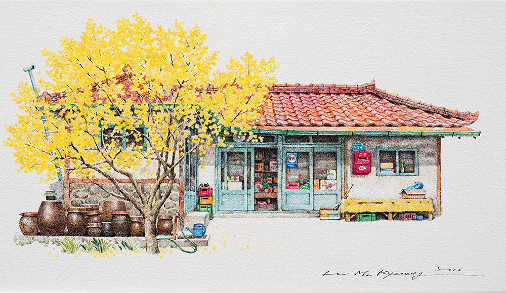 韩国艺术家的生活插画,韩国插画师风格