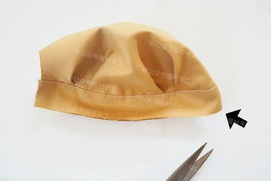 儿童贝雷帽的制作与裁剪图,英式报童帽制作方法