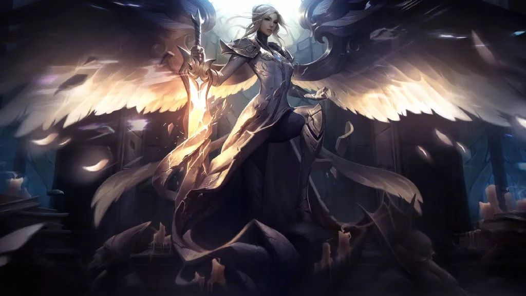 莫甘娜vs天使凯尔,英雄联盟天使莫甘娜重做