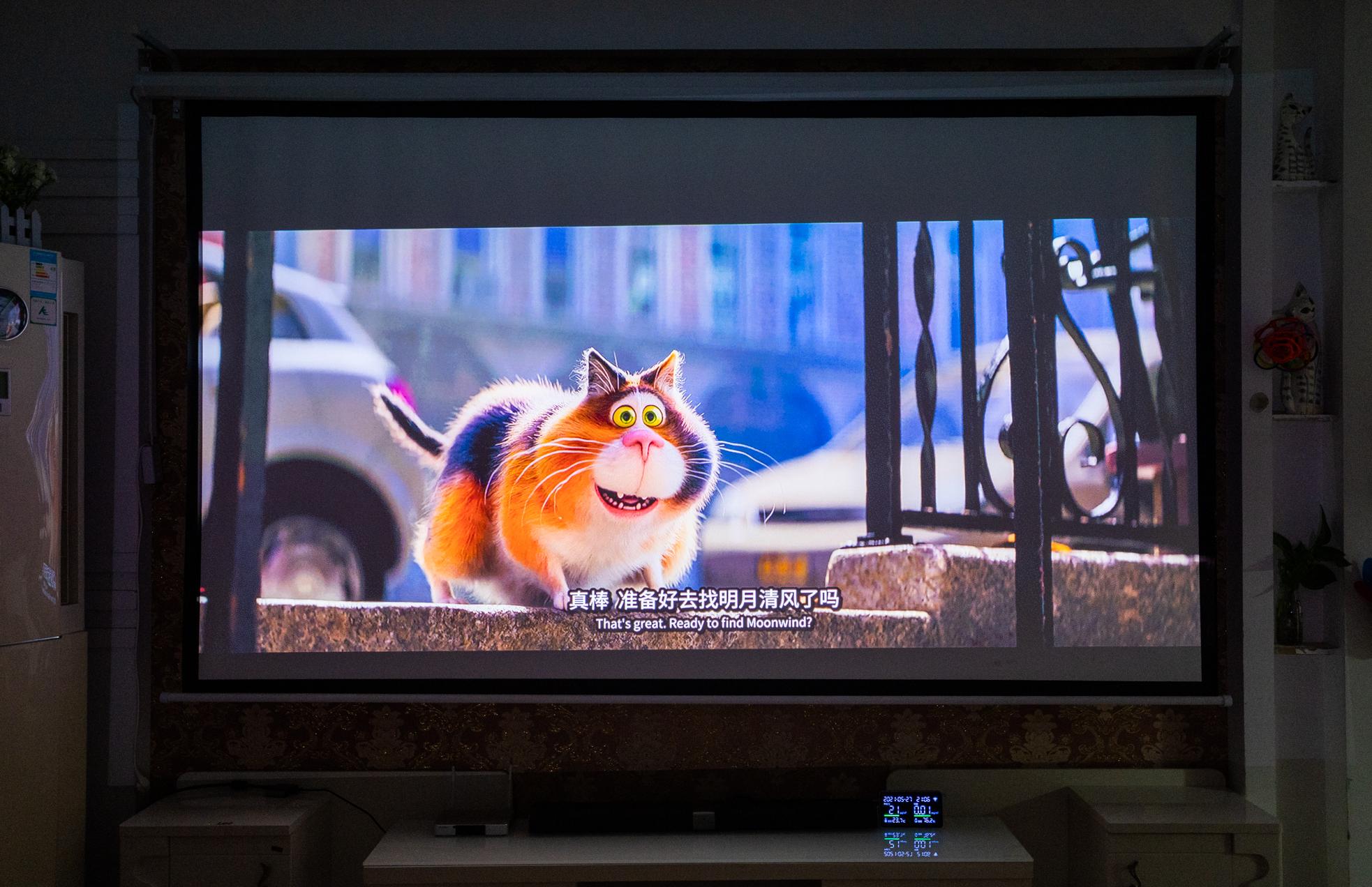 当贝投影仪f3家庭影院,当贝newf3投影仪测评