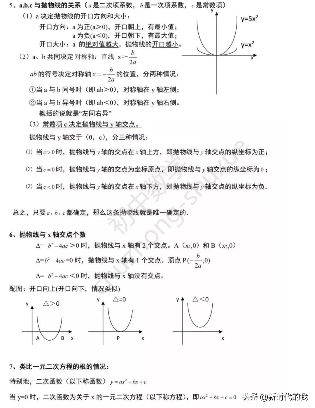 初中数学二次函数与抛物线,初中数学一次函数视频讲解
