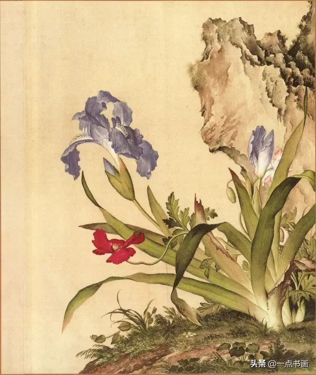 清代画家沈振麟花鸟动物作品欣赏,清代名家山水工笔画作品欣赏