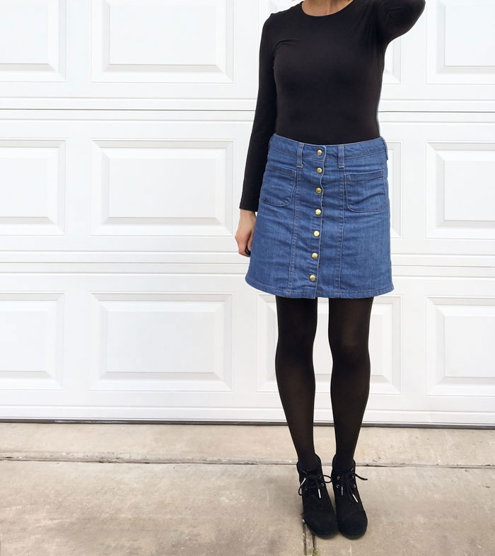 牛仔裤的详细缝制步骤,牛仔裤保留原边改短缝制方法