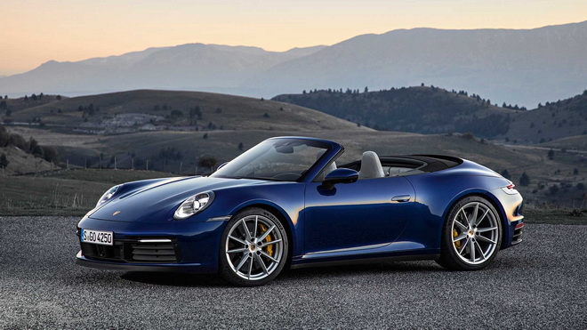 2020保时捷911cabriolet街拍,porsche911