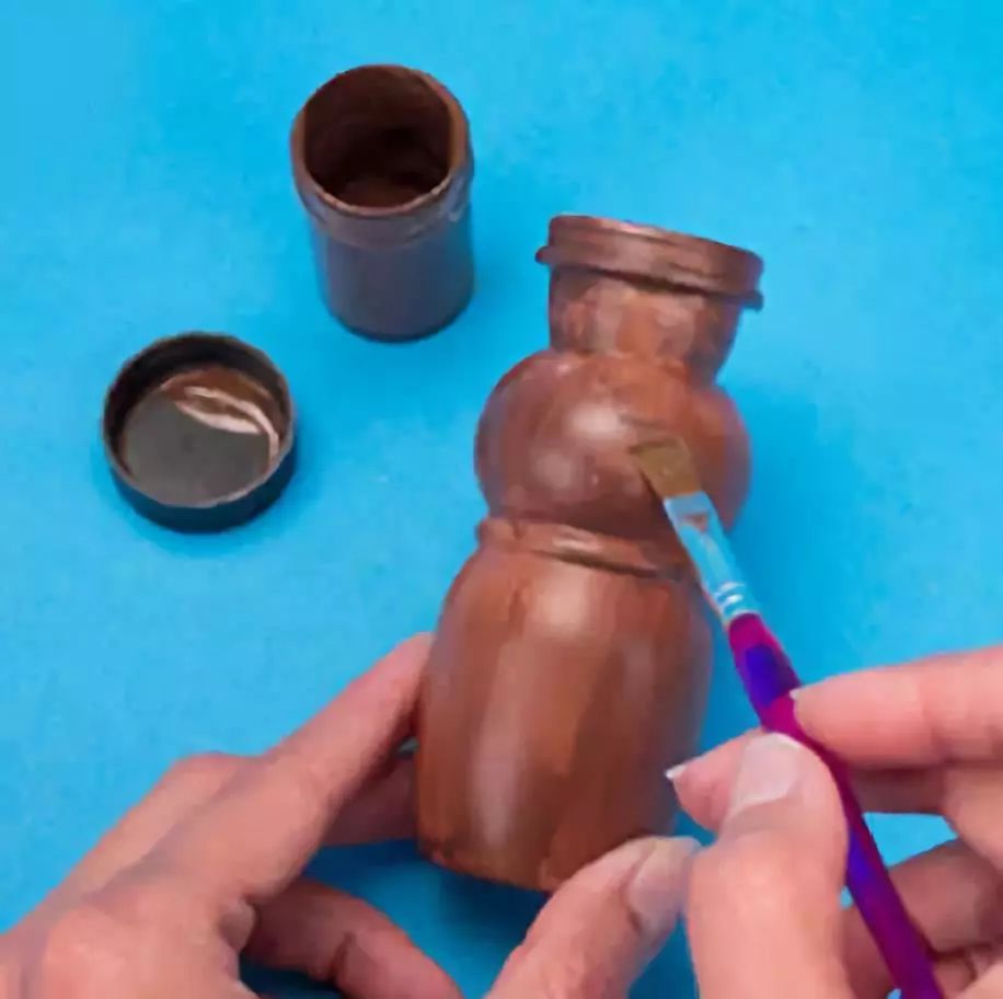 幼儿园元旦手工制作酸奶瓶,玻璃酸奶瓶子创意手工制作