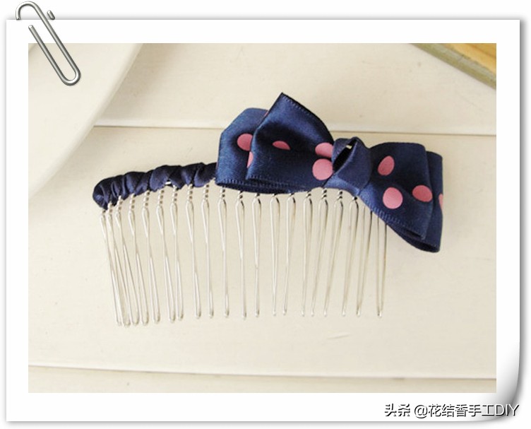 蝴蝶结发饰手工制作布艺,如何自制手工蝴蝶结发饰