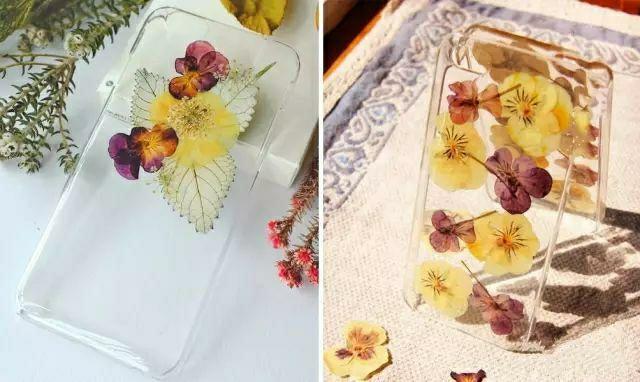 买手机送的透明壳，太难看？小姐姐教你做出最美“花壳”，收藏