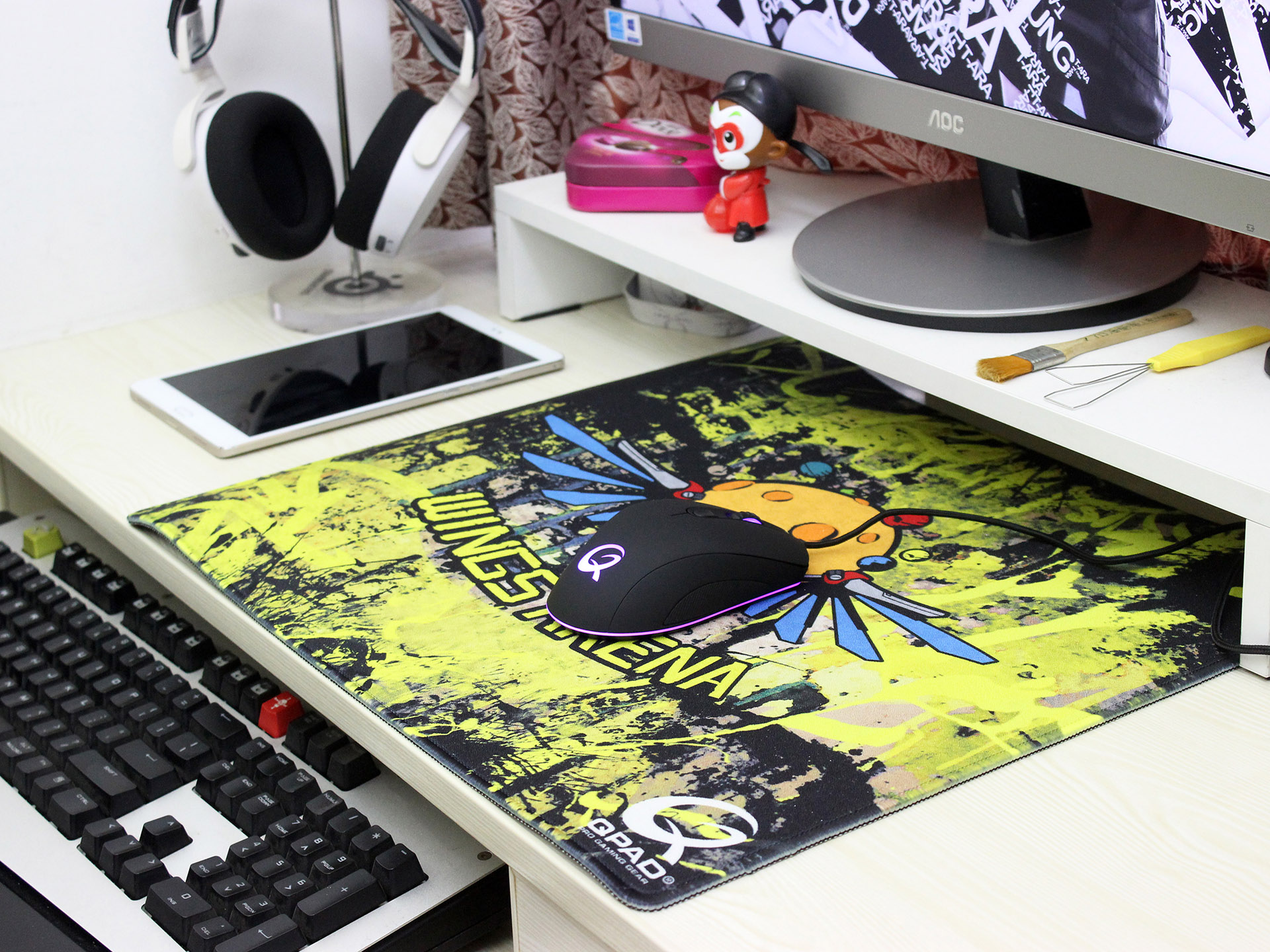 值得等待、不枉期待，QPADDX-30游戏鼠标WA-45鼠标垫体验简评