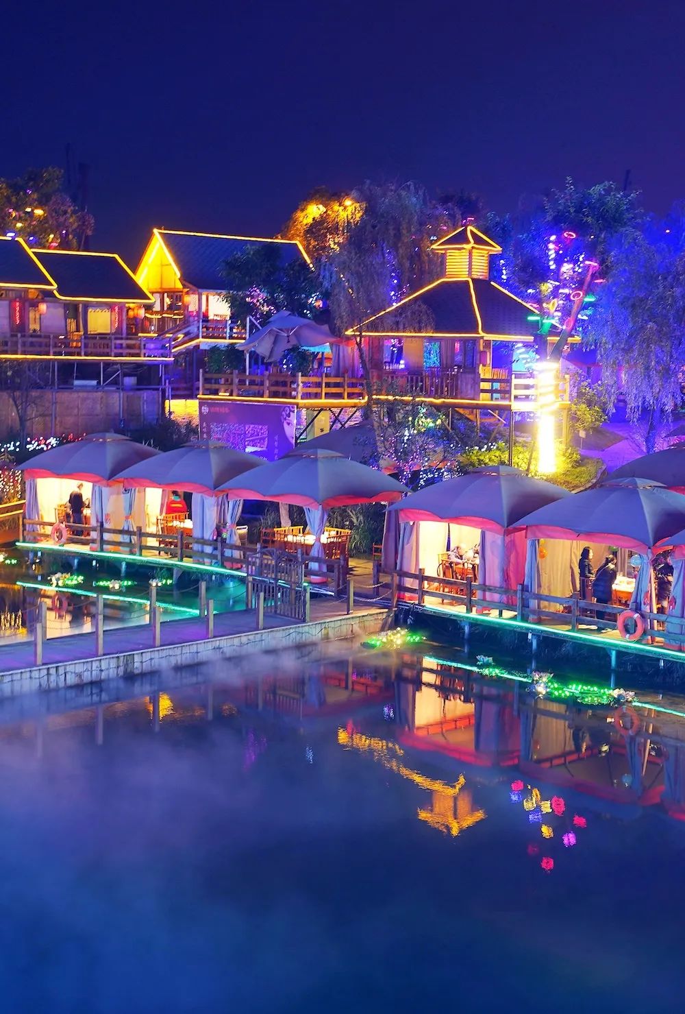 成都周边适合夜游的古镇,成都周边夜游网红地点推荐