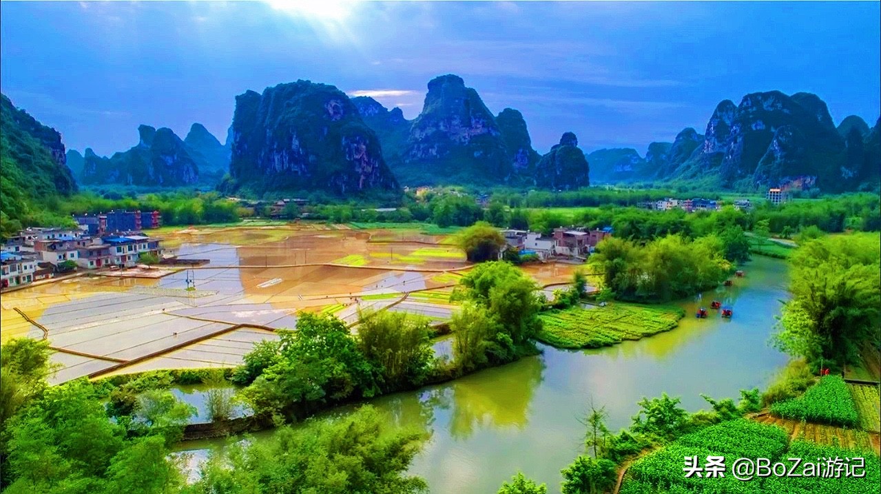 广西乡下田园最美风景图片,广西十大最美风景区