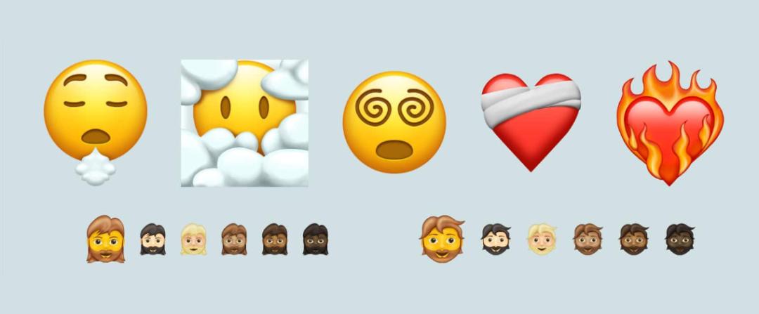 emoji又出新表情,新出的emoji表情来模仿一下