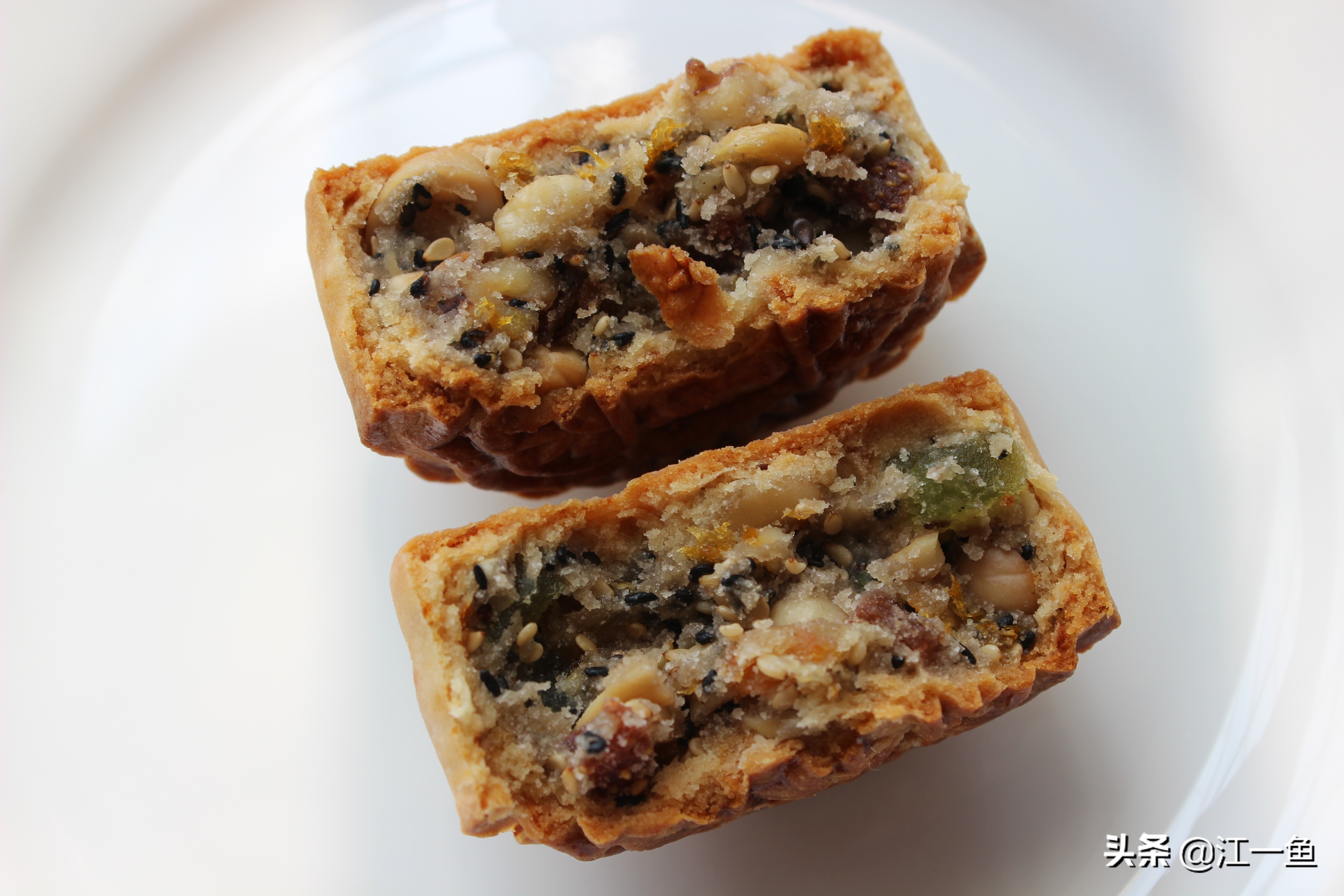 传统香酥脆皮五仁月饼的制作,正宗广式五仁月饼馅料配方和制作