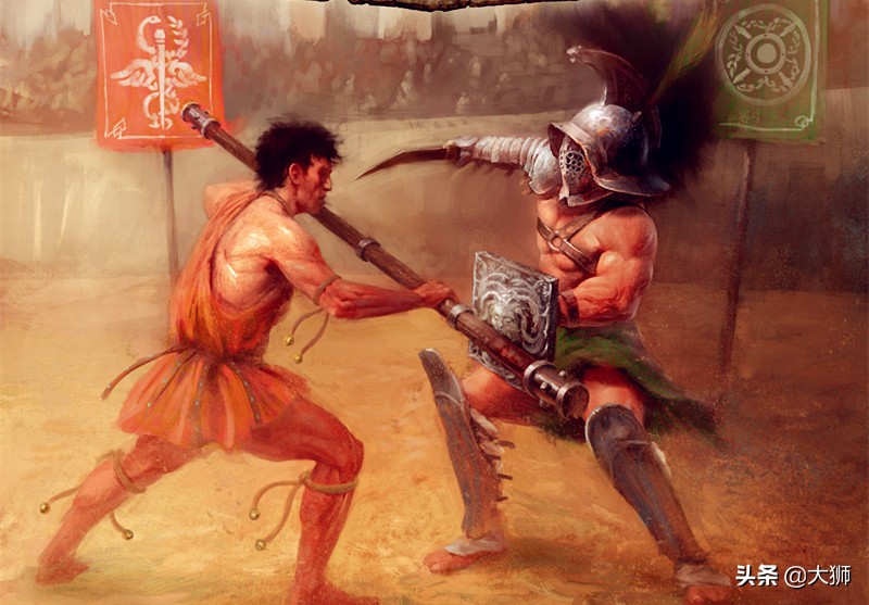 古罗马的角斗士,罗马角斗场大战