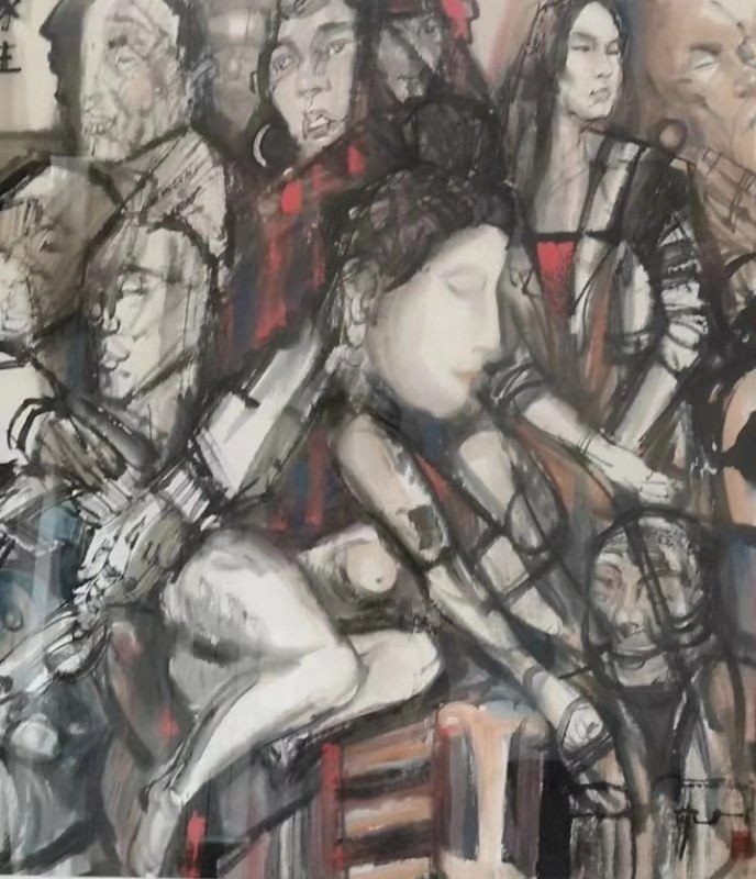 郎军画家作品价格,郎军国画60幅