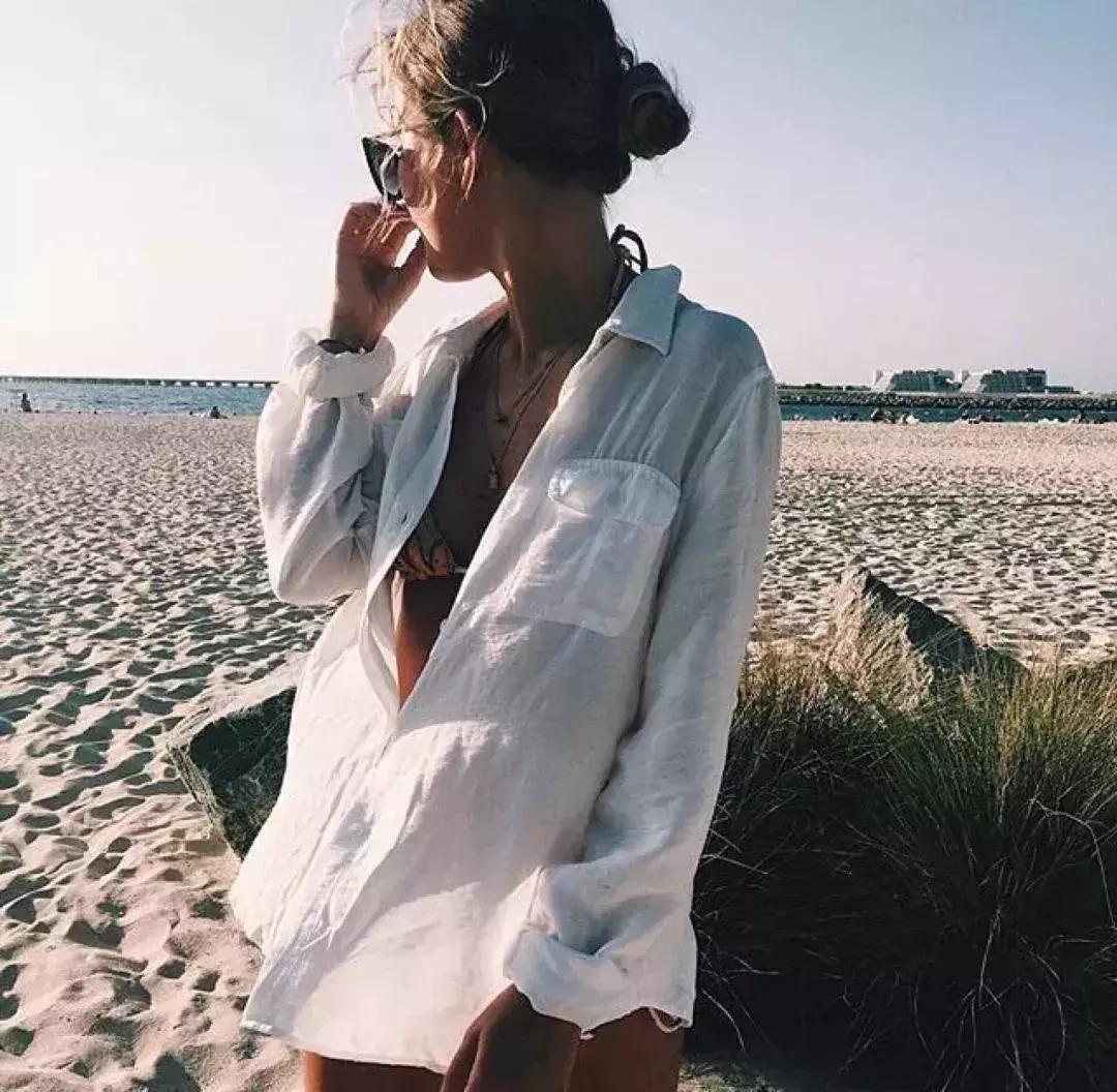 夏天亚麻显瘦气质套装,今夏流行穿亚麻高级爆了