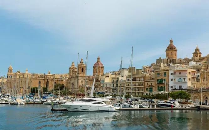 马耳他地中海迷人蓝色海水,地中海明珠马耳他视频