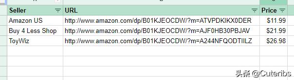 技术宅拯救海淘,用Google版Excel比价亚马逊商品下篇