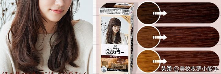 花王liese泡沫染,自己在家花王泡沫染发教程全过程