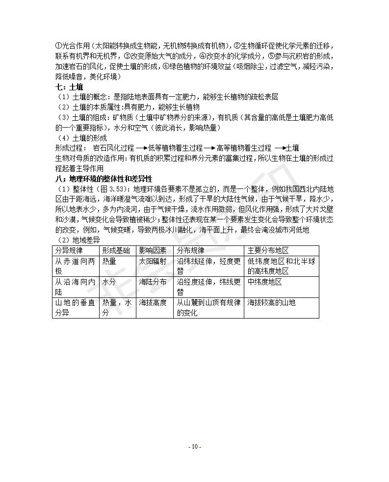 江苏高中地理知识点大全,西安高中地理知识点归纳