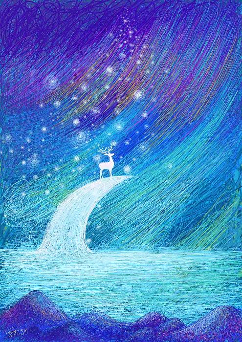 描摹梦境的魔术师,靠画“圈圈”火遍全网