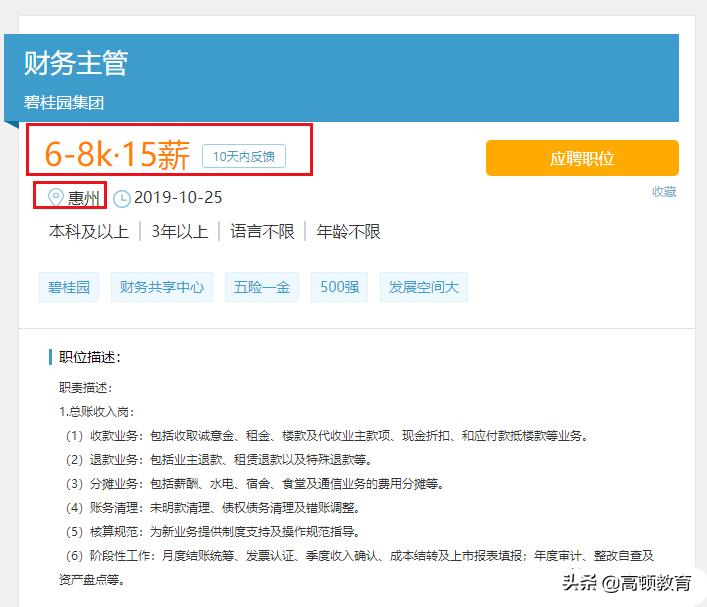 房地产会计薪资曝光，起薪令人羡慕