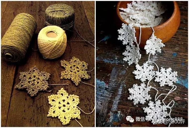 毛线钩精致的饰品,毛线钩织成品小玩意