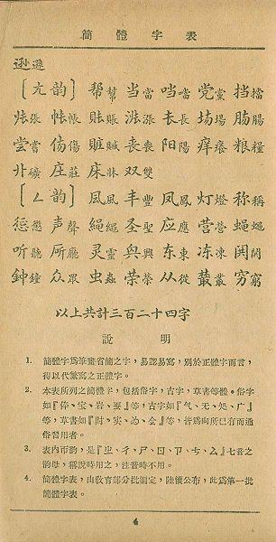 简化字总表与规范字,《简化字总表》文字版
