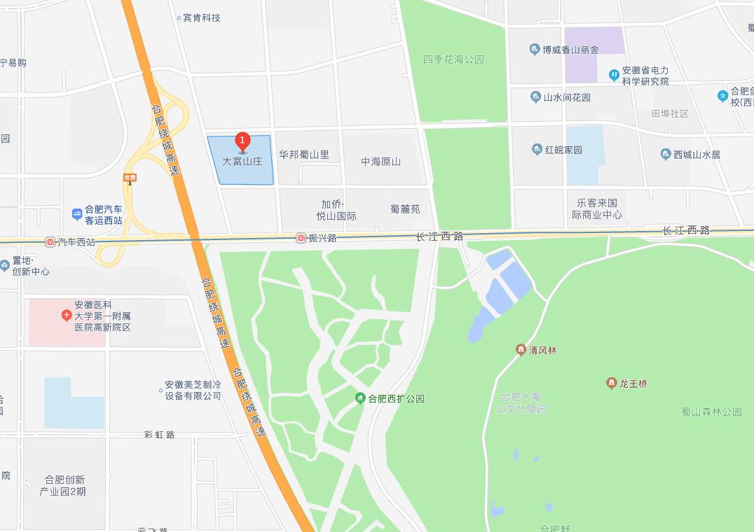 大富山庄蜀山区,蜀山区大富山庄规划