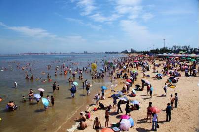 营口最美的景点,中国最美海滩营口